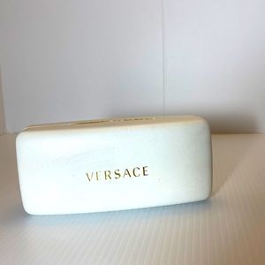 Versace Sunglasses Hard Shell Protective White Case ONLY!
